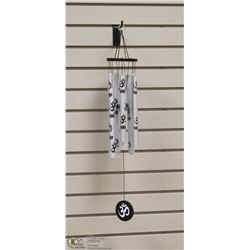 SILVER TUBED WIND CHIMES