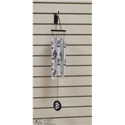 SILVER TUBED WIND CHIMES