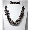 Image 1 : 14)  STATEMENT COPPER & CREAM PEARL