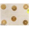 Image 1 : 6 CANADIAN 1967 CONFEDERATION SEALED TOKENS