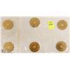 Image 1 : 6 CANADIAN 1967 CONFEDERATION SEALED TOKENS