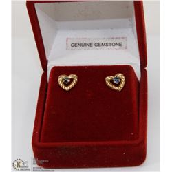 ESTATE GENUINE GEMSTONE EARRINGS