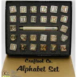 1/2" LEATHER STAMPING LETTER SET