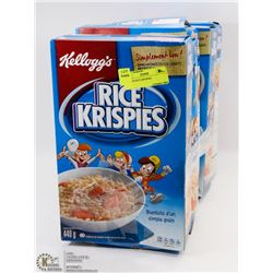 5 BOXES RICE KRISPIES
