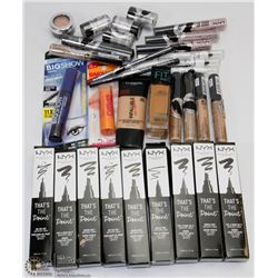 BAG OF ASSORTED NYX MAKE UP