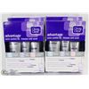 Image 1 : LOT OF 4 CLEAN & CLEAR ADVANTAGE ACNE CONTROL KIT