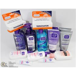 LARGE BAG OF CLEAN & CLEAR ACNE WASH CLEANSERS