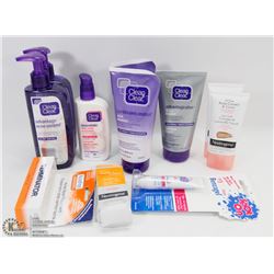 LARGE BAG OF ASSORTED ACNE WASH CLEANSERS