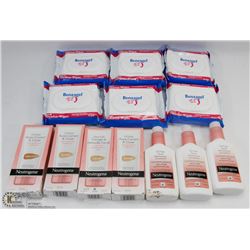 X-LARGE BAG OF ACNE CARE, MOISTURIZERS AND WIPES
