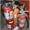 Image 1 : GROUP OF 4 FIRE EXTINGUISHERS
