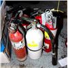 Image 1 : GROUP OF 5 FIRE EXTINGUISHERS