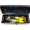 Image 1 : VINTAGE TOOL BOX WTH CONTENTS INCL NEW ECHO