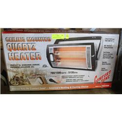 CEILING MOUNTED QUARTZ HEATER MODEL CZQTV5M