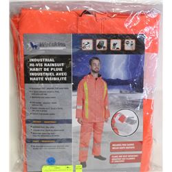 LARGE WETSKINS INDUSTRIAL HI VIS RAINSUIT
