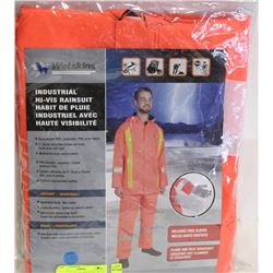 XXL WETSKINS INDUSTRIAL HI VIS RAINSUIT