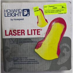 HOWARD LEIGHT LASERLITE 200 PAIR UNCORDED EARPLUGS