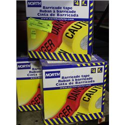 3 BOXES OF NORTH BARRICADE TAPE