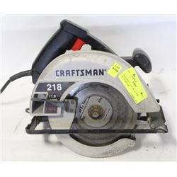 CRAFTSMAN 7-1/4" 218 - 11 AMP CIRCULAR SAW