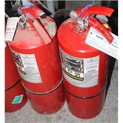 GROUP OF 2 FIRE EXTINGUISHERS 20LB