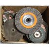 Image 1 : LOT OF ABRASIVES, SANDING DISCS, WIRE BRUSHES AND
