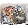 Image 1 : TOTE WITH 1" RATCHET STRAPS, LANYARDS AND MORE