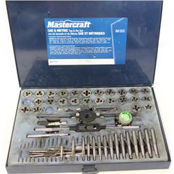 MASTERCRAFT SAE & METRIC TAP & DIE SET,