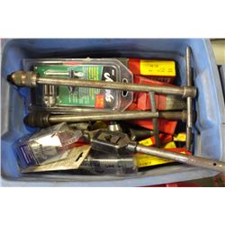 SMALL TOTE WITH TAPPING BITS AND MORE