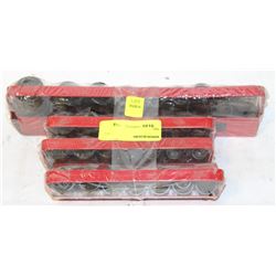 4 VARIOUS SIZE MAC TOOLS SETS OF BALL POINT SOCKET