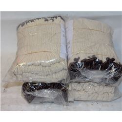 4 DOZEN COTTON WORK GLOVES SIZE LARGE