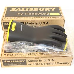 3 NEW PAIRS OF SALISBURY SIZE 11 LINEMAN GLOVES
