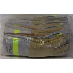 1 DOZEN NEW PRO LINER LEATHER GAUNTLETS SIZE LARGE