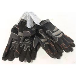 3 NEW PAIRS OF TRADES PROFLEX WORK GLOVES
