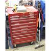 Image 1 : 12 COMPARTMENT TOOL CHEST ON WHEELS 41"X27"X18"