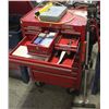 Image 2 : 12 COMPARTMENT TOOL CHEST ON WHEELS 41"X27"X18"