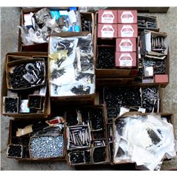 PALLET OF VARIOUS FASTNERS, NUTS, X BOLTS AND MORE