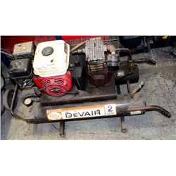 DEVILBISS DEVAIR AIR COMPRESSOR WITH CAST IRON