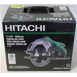 HITACHI CIRCULAR 7-1/4" SAW WITH CASE.