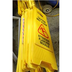 11 WET FLOOR SIGNS