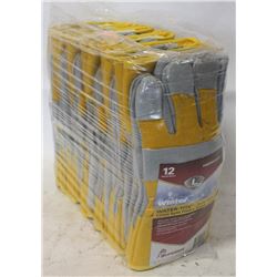 1 DOZEN NEW WATER TIGHT SPLIT LEATHER WORK GLOVES