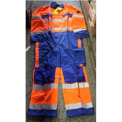 NEW DJUPVIK HI-VIS ANTI FLAME RAIN COAT S:XXL