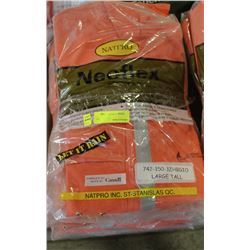 GROUP OF 5 NEO-FLEX FR RAIN JACKETS S:LARGE
