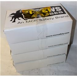 4 CASE NEW CREWS SAFETY GLASSES