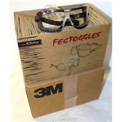 2 CASE OF SAFETY GOGGLES W/  FOAM AND ELASTIC