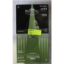 LOT OF 200 NIGHTHAWK NITRILE DISPOSABLE GLOVES