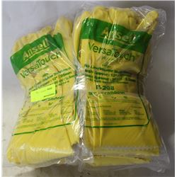 5 BUNDLES OF SIZE 9 ANSELL LATEX RUBBER GLOVES