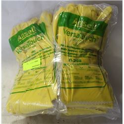 5 BUNDLES OF SIZE 9 ANSELL LATEX RUBBER GLOVES