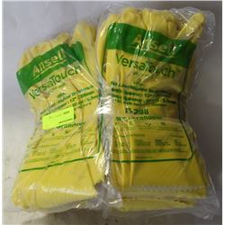 5 BUNDLES OF SIZE 9 ANSELL LATEX RUBBER GLOVES