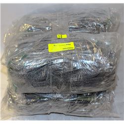 4 BUNDLES OF NITRILE DIPPED WORK GLOVES