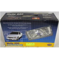 GROUP OF TWO NEW HELLA 550 DRIVING LAP SYSTEM