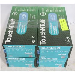 4 CASE OF ANSELL NITRILE DISPOSABLE GLOVES